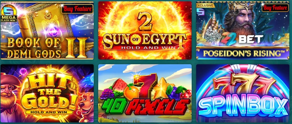 22Bet Casino slots