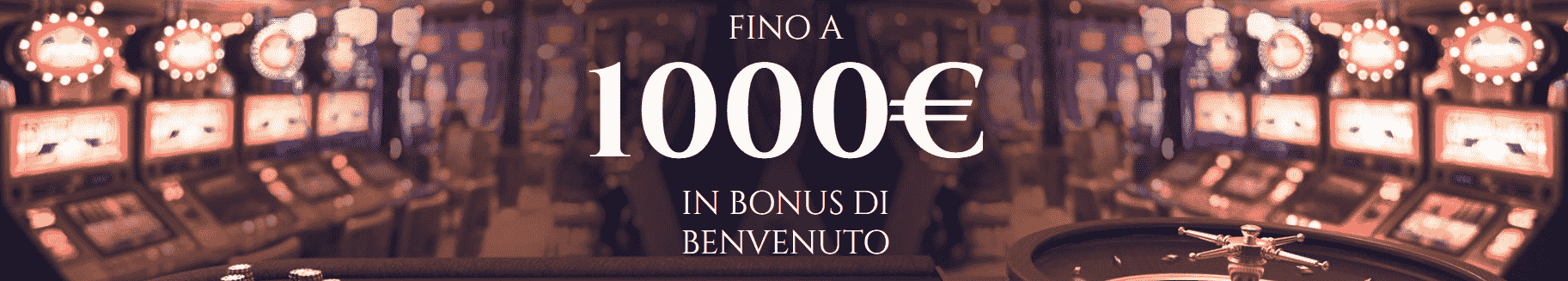 bonus di benvenuto Voglia di Vincere