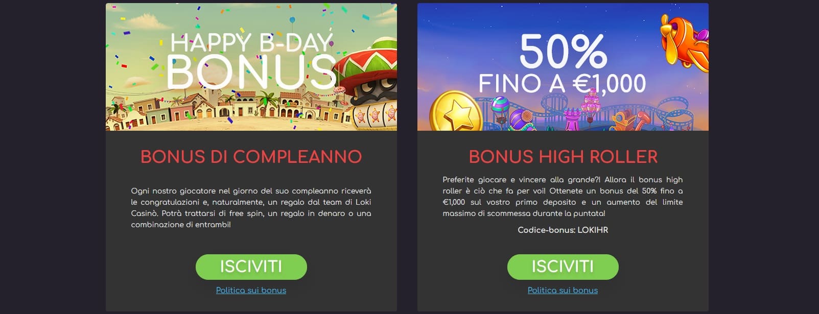 Euslot Online Casino Promozioni