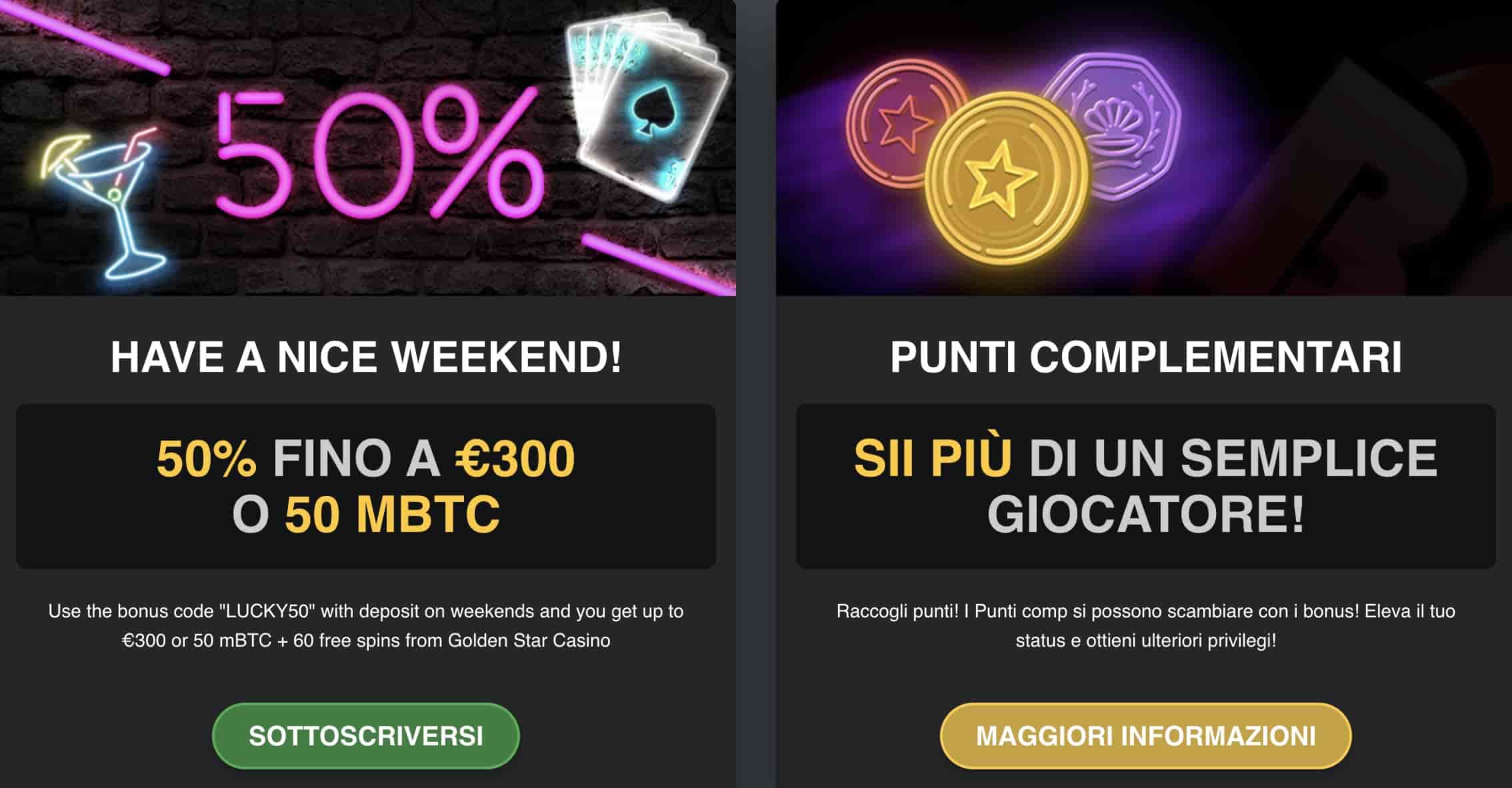 Golden Star Casino Bonus