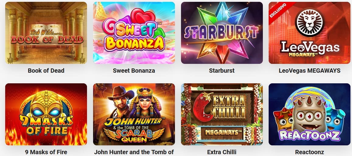leovegas online casino giochi popolari